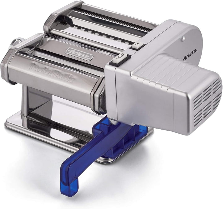 Ariete 1593 Pastamatic, Elektrische Nudelmaschine, 90 W, 2 Geschwindigkeit + Pulse, 9 Dickenstufen,