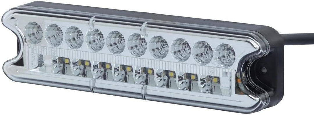 HELLA - Heckleuchte - Valuefit - LED - 12/24V - Anbau/geschraubt - Lichtscheibenfarbe: glasklar - St