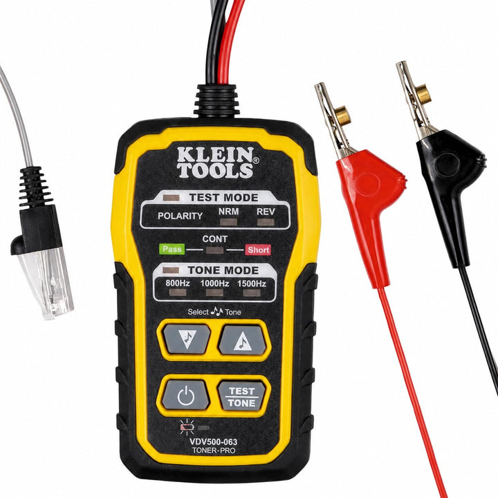KLEIN TOOLS Tongenerator Leitungssucher, Toner-Pro, Telefon (RJ11 und RJ12), Daten (RJ45) Koax und w