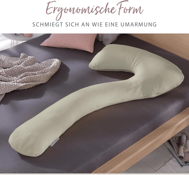 Theraline my7 Seitenschläferkissen mit Bezug, waschbar 60°C, Stillkissen &amp; Lagerungskissen ergonomis