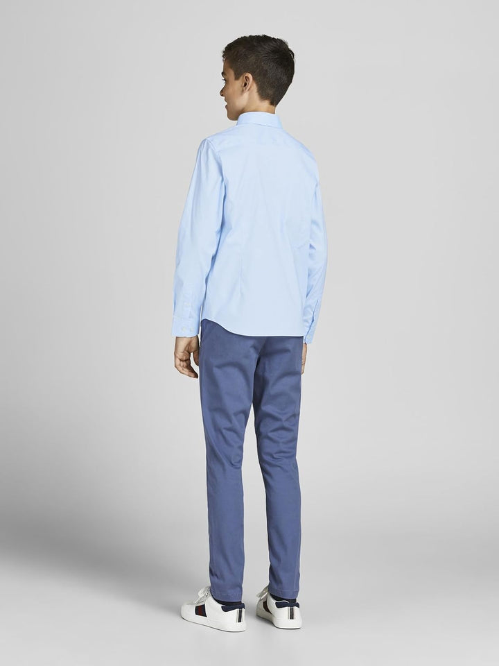 JACK & JONES Boy Oberhemd Oberhemd Junior 128 Cashmere Blue, 128 Cashmere Blue