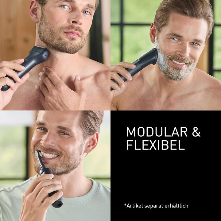 Panasonic MULTISHAPE modulares Körperpflege-System ER-CSF1, 3-Klingen-Scherkopf für Männer Kein Hand