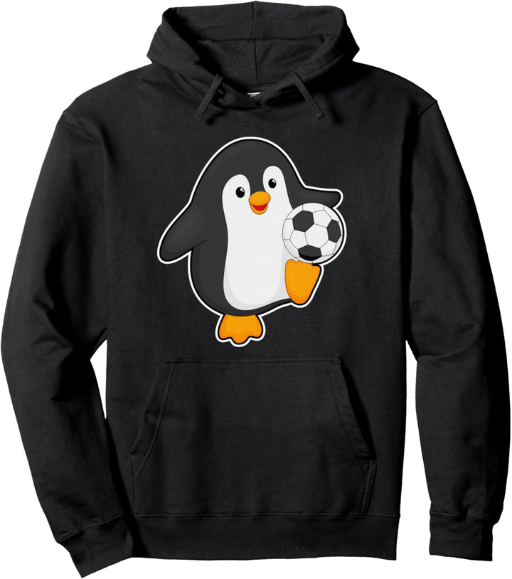Pinguin Fussball Fussballspieler Sport Pullover Hoodie