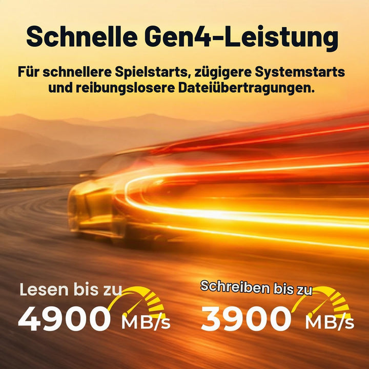 LinkMore XE400 Pro 256GB NVMe SSD M.2 2280, PCIe Gen4 x4 (PCIe 4.0) interne SSD, bis zu 3600 MB/s Le