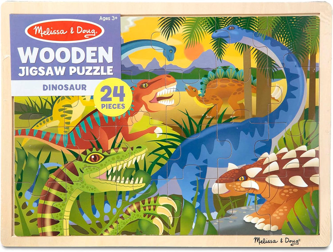 Dinosaur Jigsaw (24pc): Puzzles (Wooden) - Jigsaw Puzzles