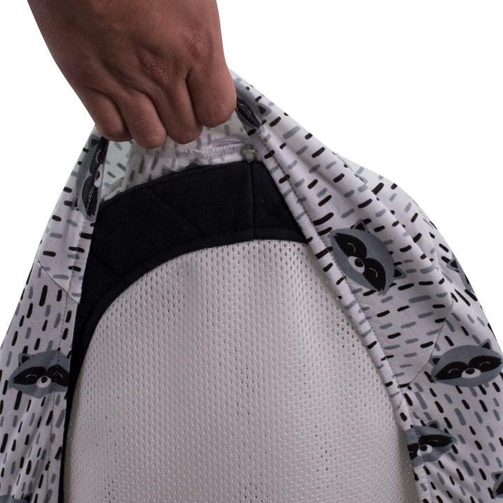 JYOKO Kids Bezug kompatibel mit Babybjorn Bliss, Balance, Soft (Raccoon, Baumwolle) Racoon Town, Rac