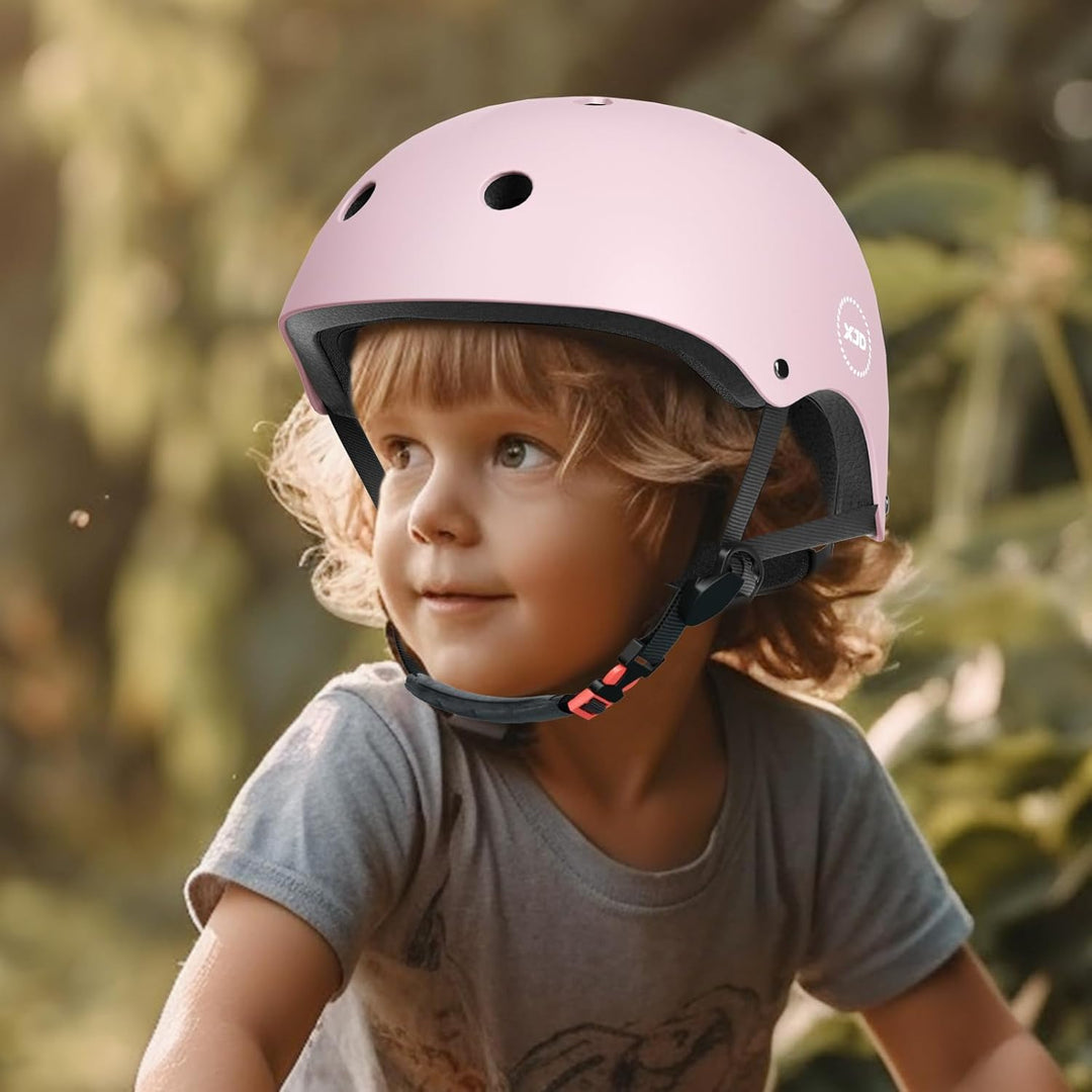 XJD Fahrradhelm für Kinder, Verstellbare Kinderhelm Skaterhelm Kinder Helm für Fahrrad Skateboard Sc