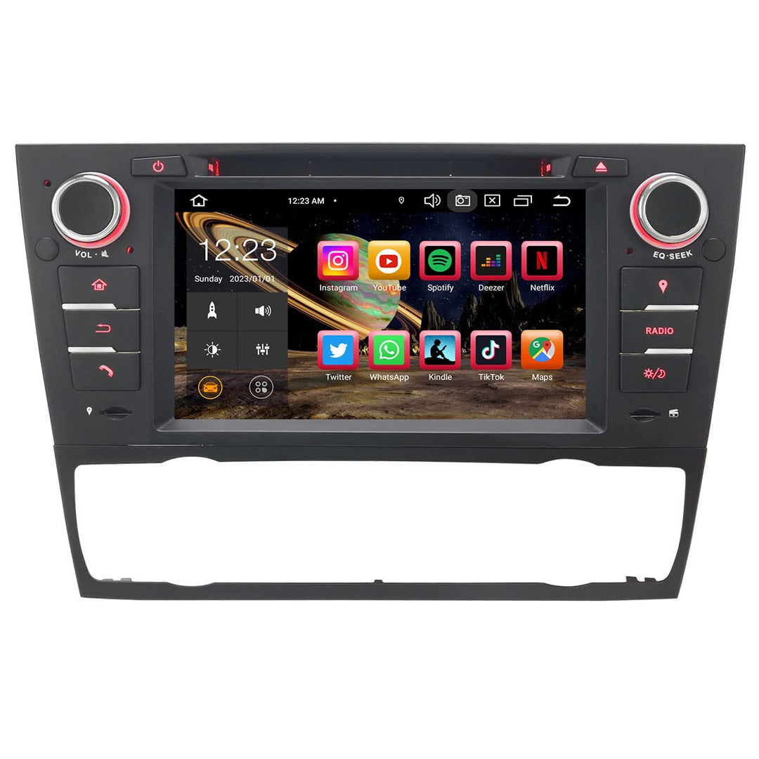 Erisin 7 Zoll 8-Kern 4GB+64GB Android 12 Autoradio Bluetooth CD Player für BMW 3er E90 E91 E92 E93 M