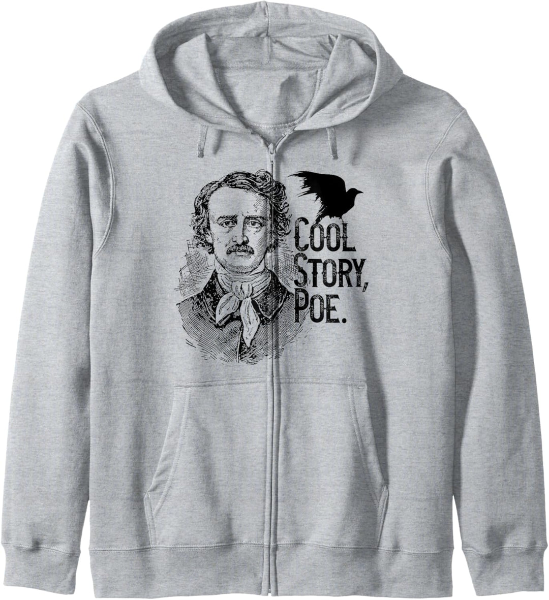 The Raven, Edgar Allan Poe, Fan Art T-Shirts und Geschenke Kapuzenjacke