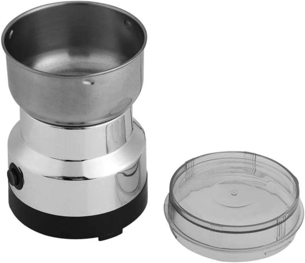 Dioche Kaffeemühle,Multifunktions-Lebensmittel Kaffeemühle Edelstahlbehälter für Kaffeebohnen für zu