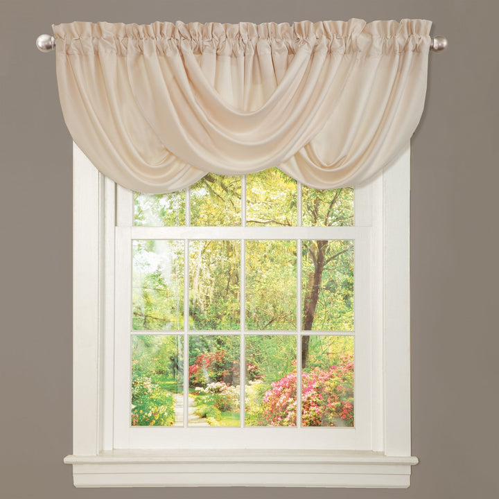 Lush Decor Lucia, Volant, Elfenbeinfarben Elfenbeinfarben Valance, Elfenbeinfarben Valance