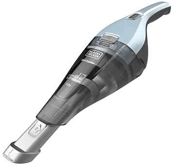 BLACK+DECKER Handstaubsauger Akku 7,2V Dustbuster (Handsauger beutellos + kabellos, breite Saugöffnu