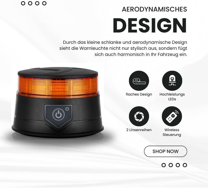 220km/h DEKRA geprüft | Raptors LED Technik® Snake Master Akkukennleuchte von Raptors LED Technik® |