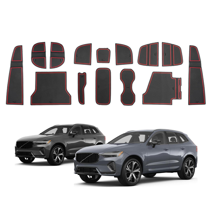 ECOZEN Gummimatten Antirutschmatten für Volvo XC60 Recharge/Hybrid 2018-2025 rutschfest wasserdicht