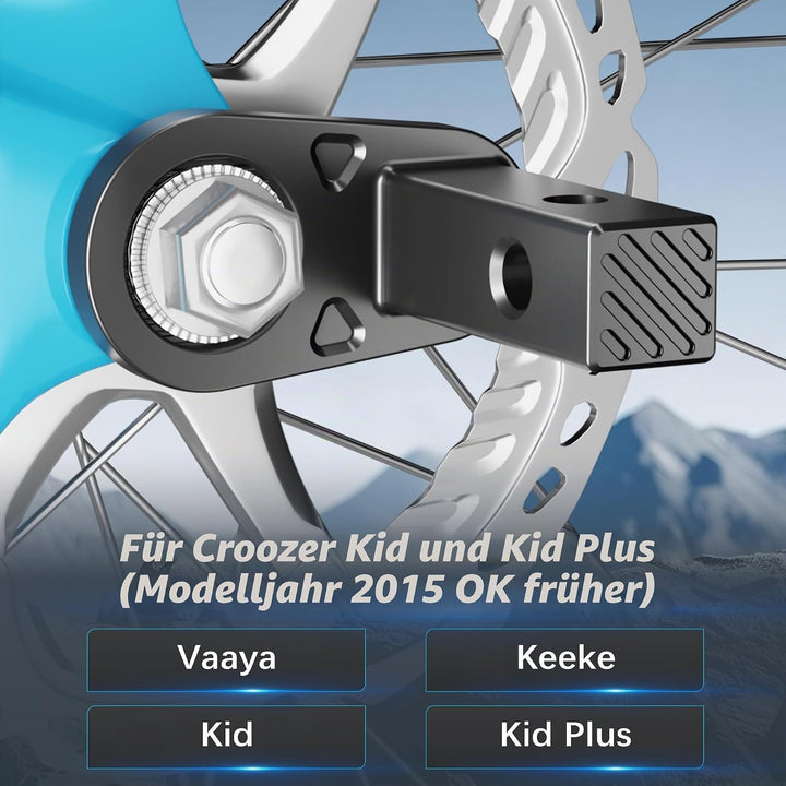 Fahrradanhänger Kupplung für Kid/Kid Plus Fahrradanhänger, Stabile Fahrrad Anhängerkupplung mit Sich