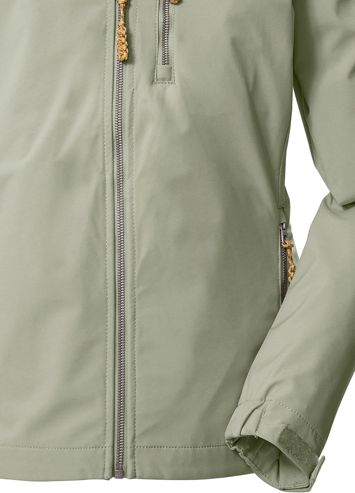 G.I.G.A. DX Damen Gs 97 Wmn Sftshll Jckt Softshelljacke/Outdoorjacke mit Kapuze 46 helloliv, 46 hell