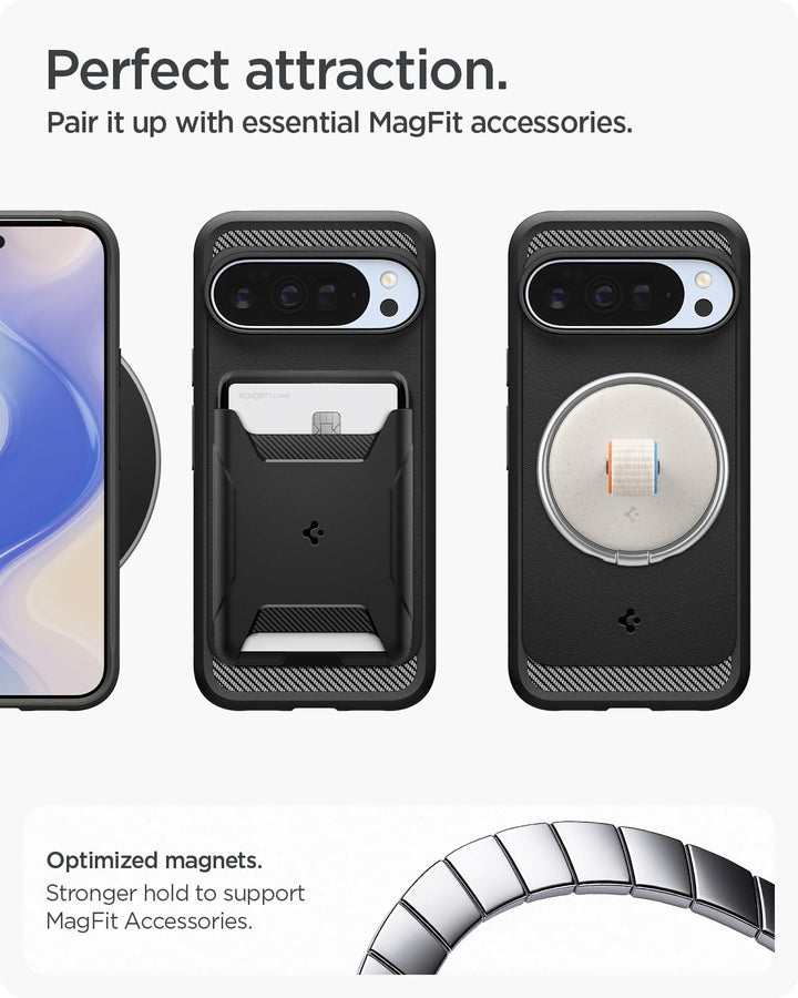 Spigen Rugged Armor MagFit Hülle für Google Pixel 10 Pro XL, Kompatibel Mit Pixelsnap und MagSafe [2