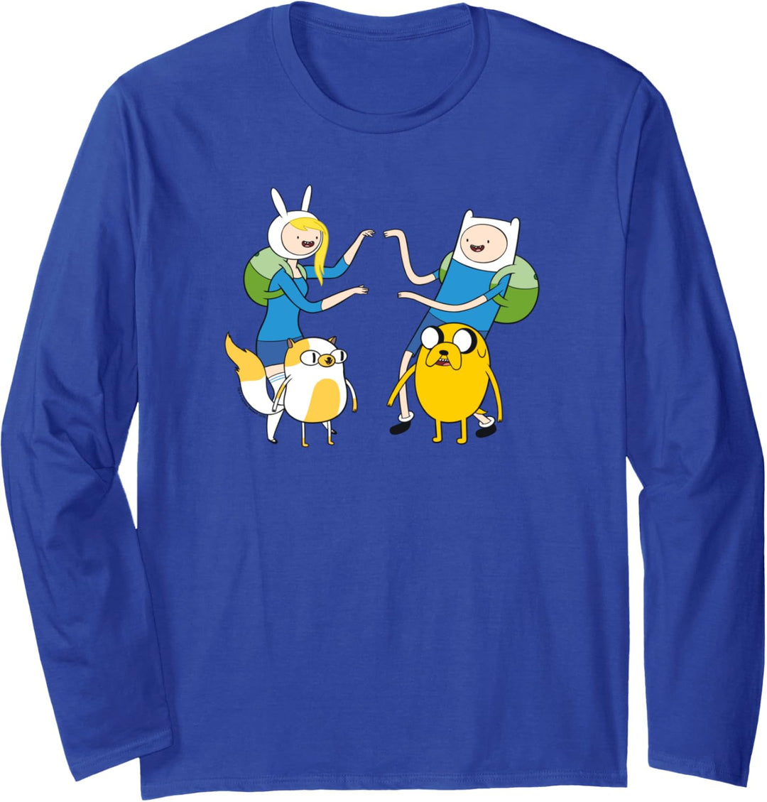 Adventure Time Meet Up Langarmshirt