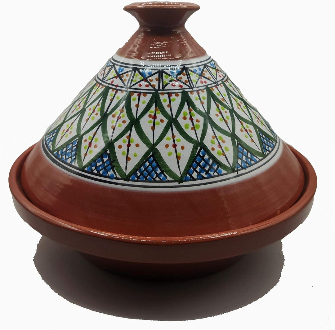 Tajine Terracotta-Topf Ethnischer Teller Marokkanisch Tunesisch XL 32 cm 2910201101