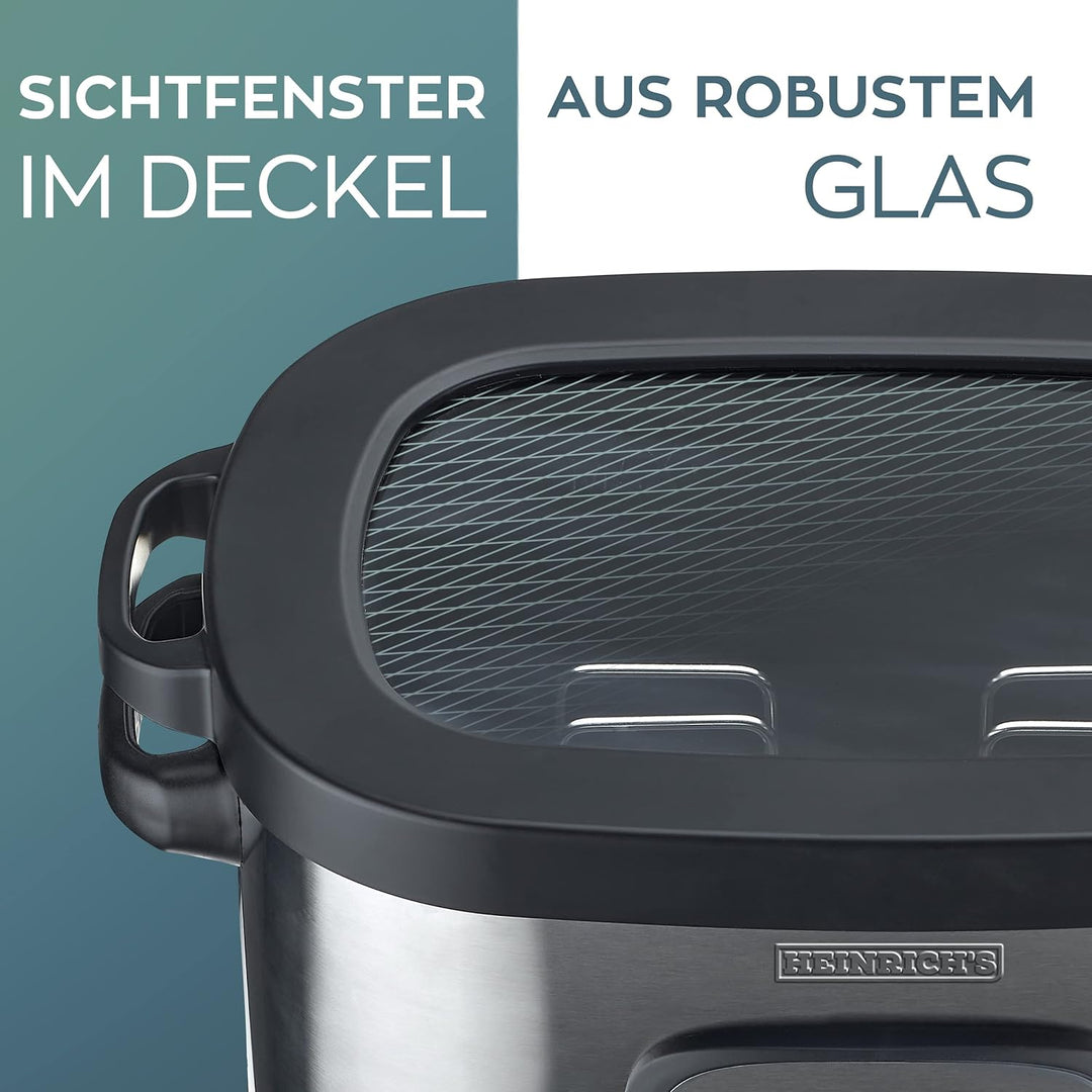 HEINRICHS Sous-Vide Garer für schonendes, gesundes und exaktes Garen der Speisen durch elektronische