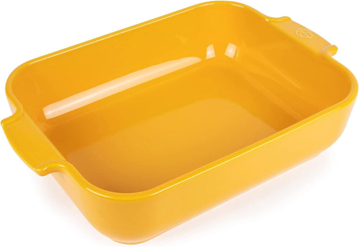 Peugeot 61432 Rechteckige Auflaufform, Aluminium, Safran Gelb