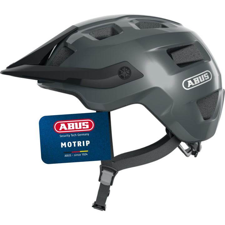ABUS MTB-Helm MoTrip - robuster Fahrradhelm mit höhenverstellbarem Schirm für Mountainbiker - indivi