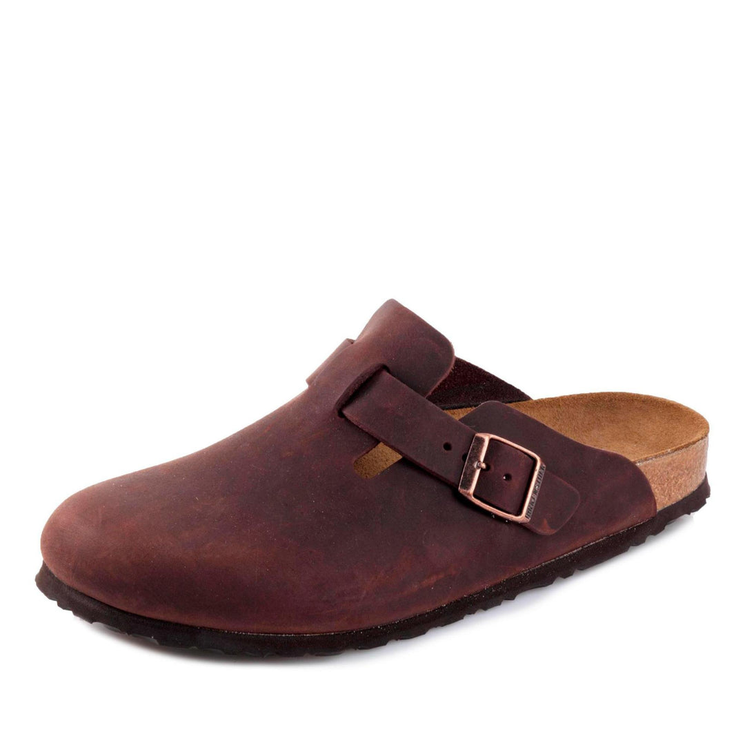 Birkenstock Classic BOSTON Unisex-Erwachsene Clogs 35 EU Schmal Braun Habana, 35 EU Schmal Braun Hab