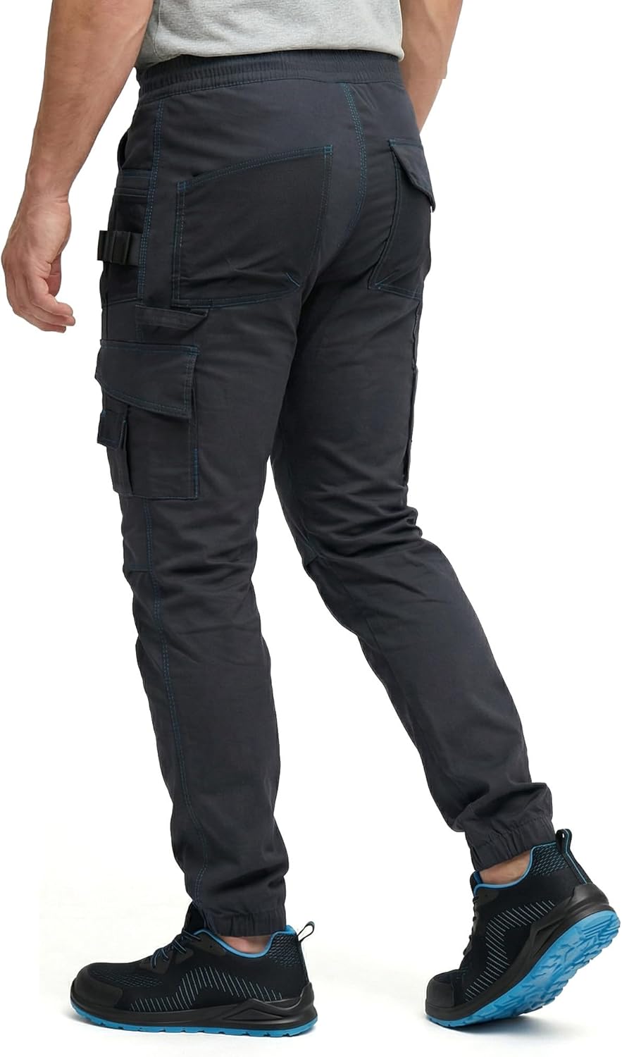 DINOZAVR Revolt Sport Herren Hose - Herren Arbeitshose - elastische Männer Bundhose mit Multifunktio