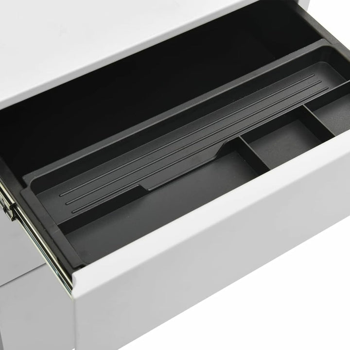Tidyard Aktenschrank Rollschrank mit Rollen Rollcontainer Bürocontainer Schubladenschrank Büroschran