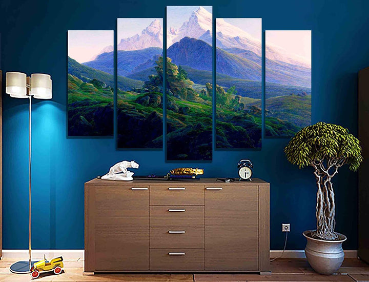 Caspar David Friedrich Abstrakte Leinwanddruck, Wandkunst, moderne Dekoration für Schlafzimmer, Büro