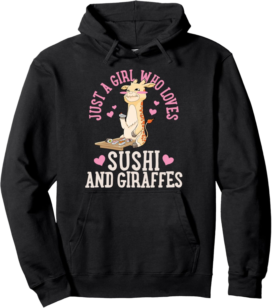 Sushi Giraffe Kawaii Pullover Hoodie
