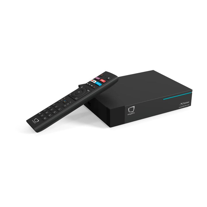 STRONG SRT-4150 simpliONE Box Satelliten-Receiver und Android Streaming-Box (4k UHD, Android TV, Auf