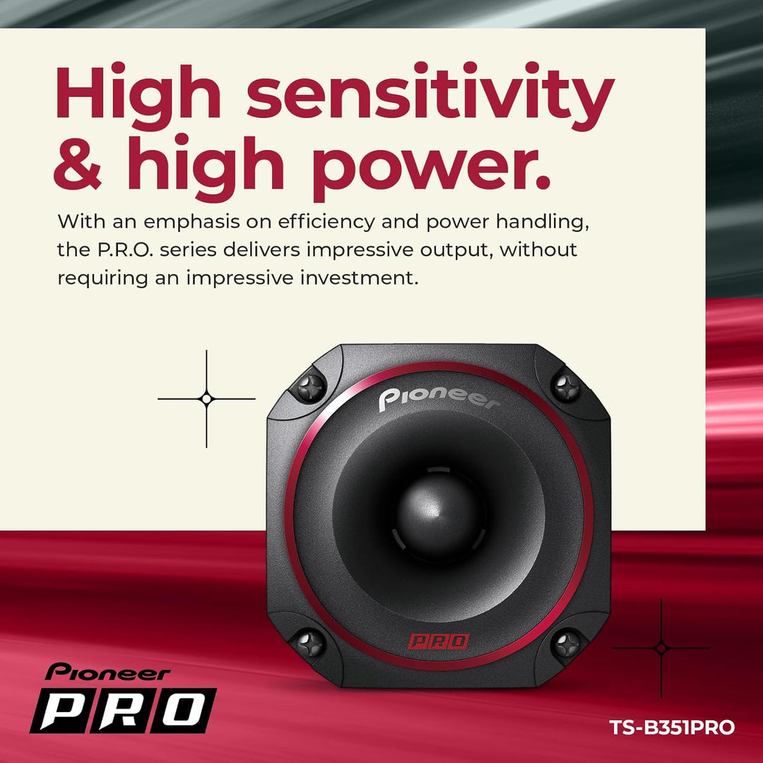 Pioneer TS-B351PRO P.R.O. Serie 3-1/5.1 cm 300W Max Power Titan-Membran Hocheffizienter Bullet Hocht