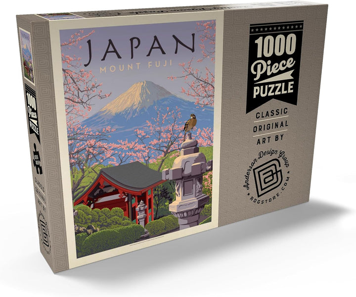 Japan: Der Berg Fuji, Vintage Poster - Premium 1000 Teile Puzzle - MyPuzzle Sonderkollektion von And