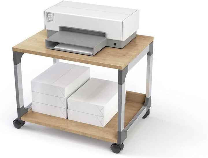 Durable System Multi Trolley 48, metallic silber / buche, 3710124