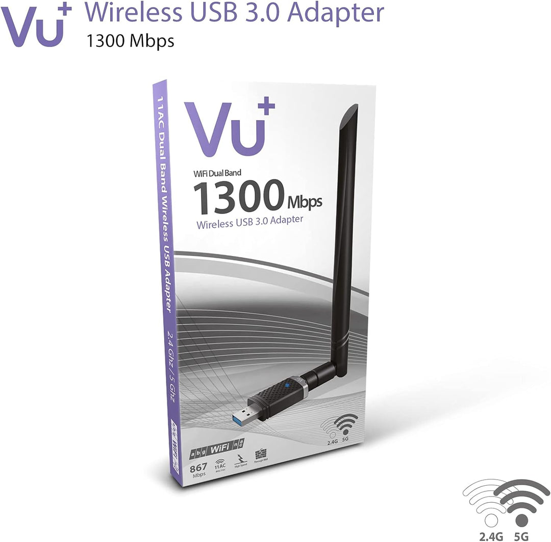 VU+ Dual Band Wireless USB 3.0 Adapter