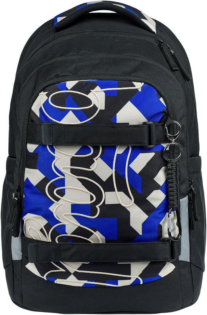 Baagl Schulrucksack Set Jungen Teenager 3 Teilig Skate MAX 30 l - Variety | Ergonomischer Schulranze