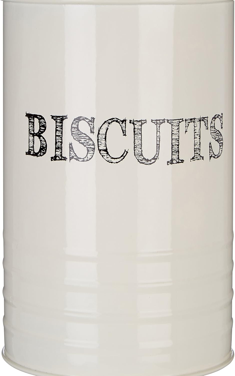 Premier Housewares Skizze Keksdose, Cremeweiss, Pulverbeschichtetes Metall, beige, Keksdose