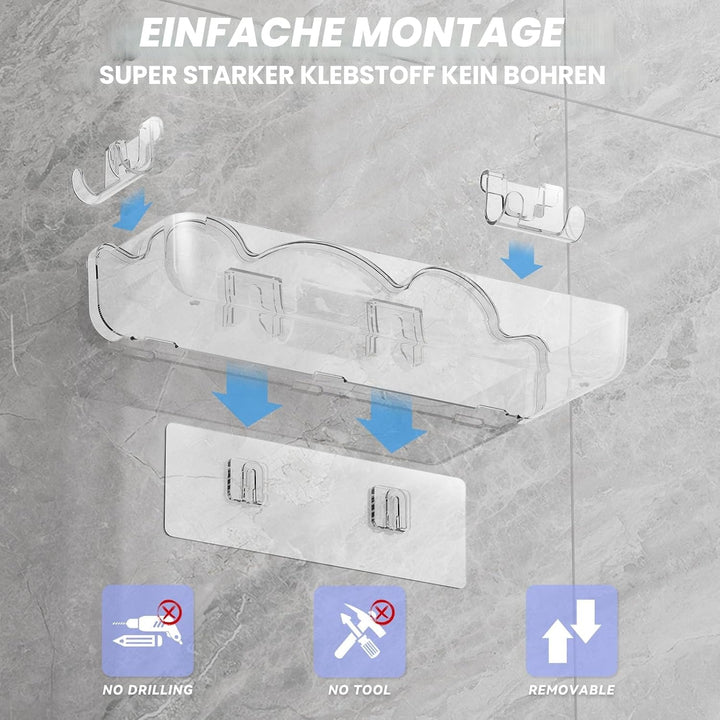 rigors Duschablage ohne Bohren, badezimmer waschbecken toilettenregal no-punch aufbewahrungsbox wand
