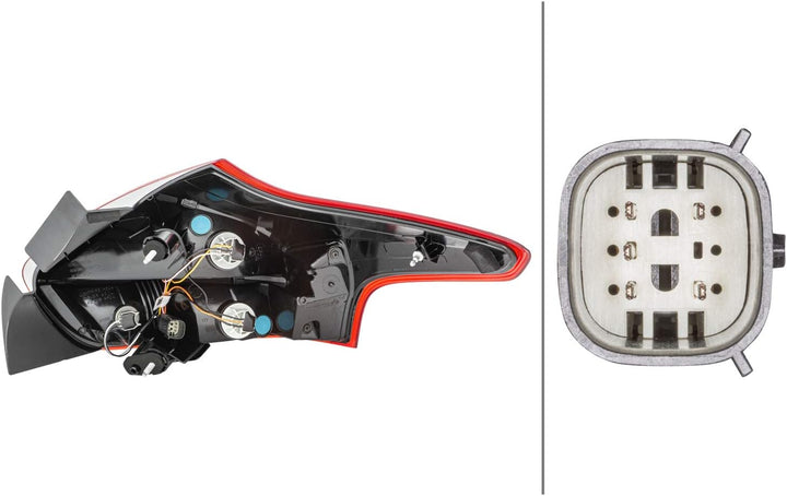 HELLA 2VP 354 828-051 Heckleuchte - Glühlampe - links - für u.a. Ford Focus Iii