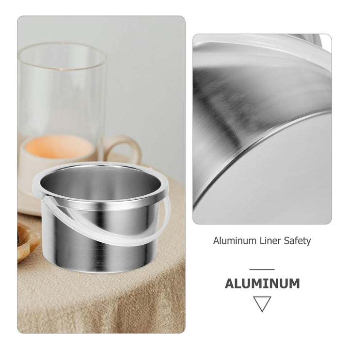 Beaupretty Wachsschmelztopf Aus Aluminiumlegierung 12X12X2.5 Zoll Ersatzbehälter Für Wachswärmer Haa