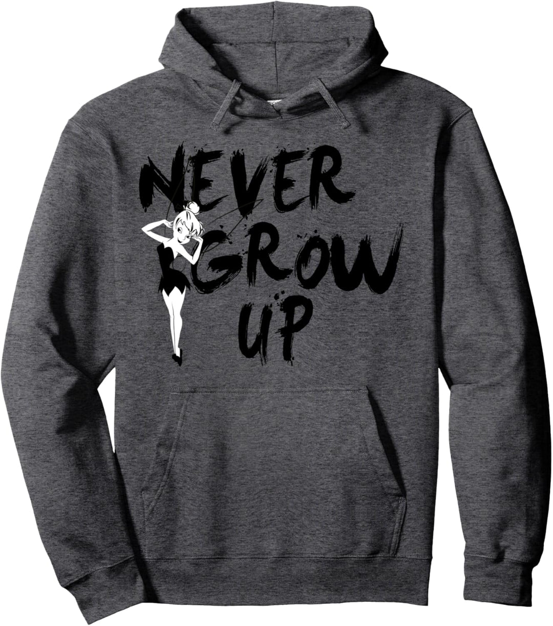 Disney Peter Pan Tinker Bell Never Grow Up Graffiti Pullover Hoodie
