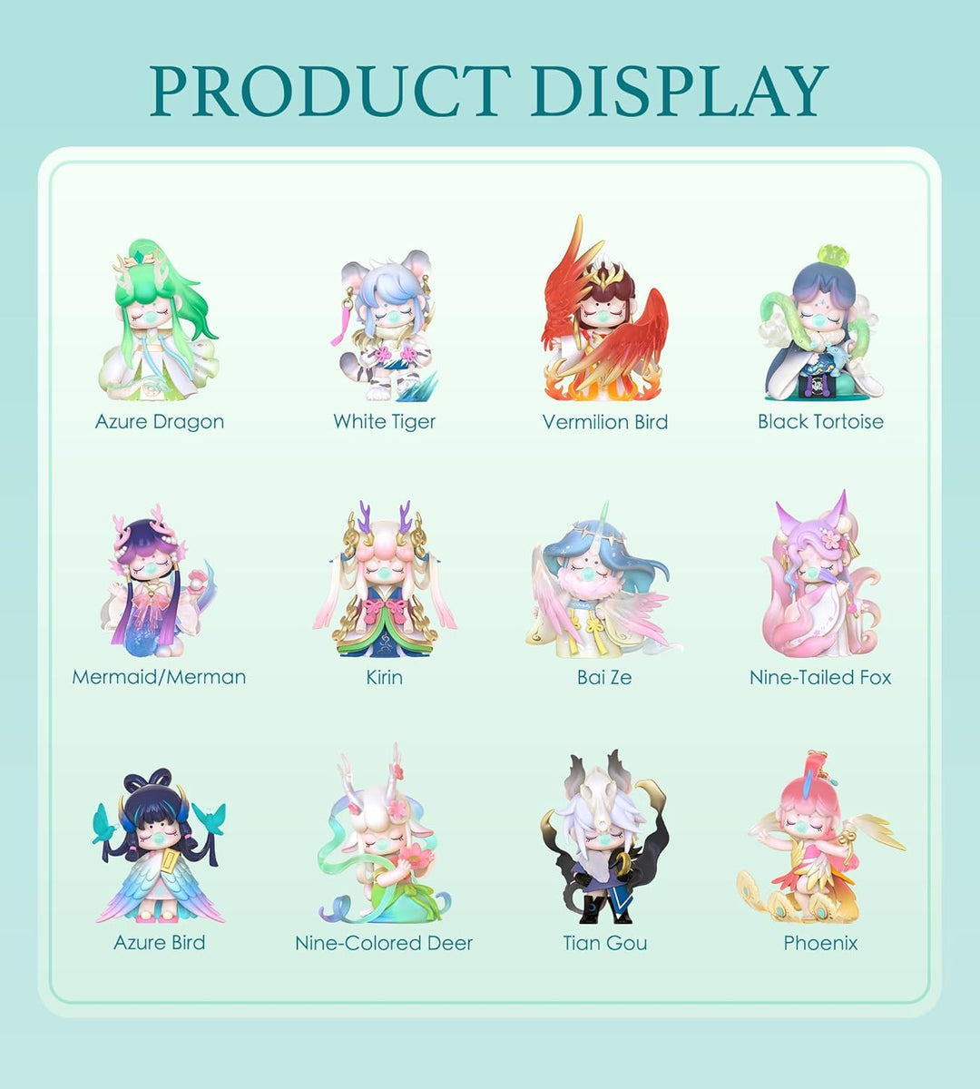 Rolife Nancy Blinde Kiste-Niedliche Action Figur-Oriental Mythology Creatures-Kawaii Figuren Blind B