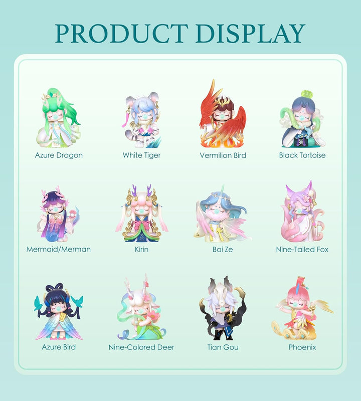 Rolife Nancy Blinde Kiste-Niedliche Action Figur-Oriental Mythology Creatures-Kawaii Figuren Blind B
