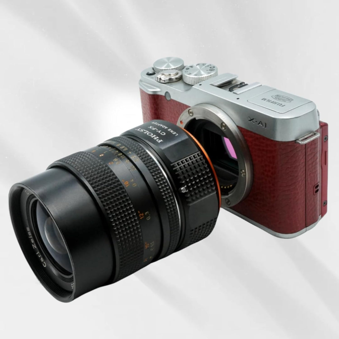 PHOLSY Objektivadapter Kompatibel mit Contax / Yashica CY Objektiv auf FX Mount Kameragehäuse Kompat