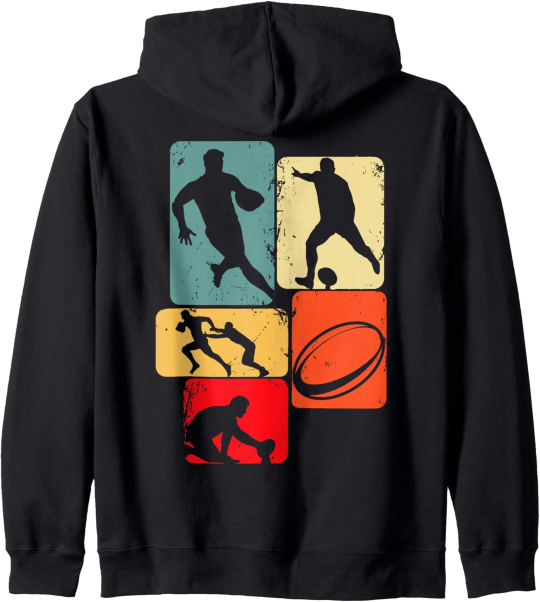 Rugby Jungen Kinder Kapuzenjacke