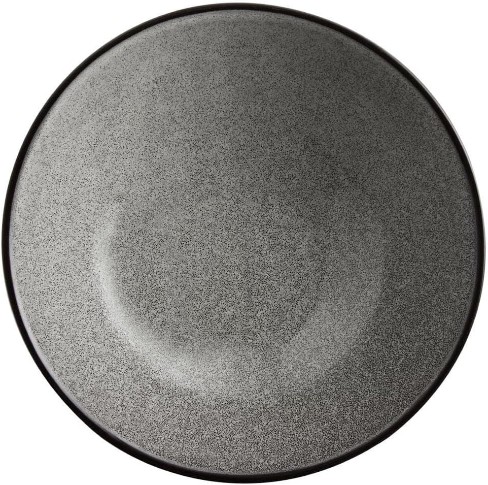 Olympia Mineral-Schalen-Set, 215 mm (4 Stück), grau, verglastes Porzellan, BS4034-zertifiziert, DF17