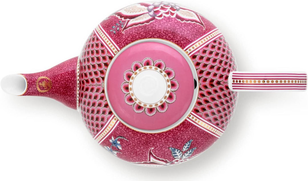 PIP STUDIO 51005067 Flower Festival Teekanne large dark pink 1,6 l (1 Stück)