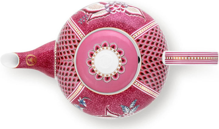 PIP STUDIO 51005067 Flower Festival Teekanne large dark pink 1,6 l (1 Stück)
