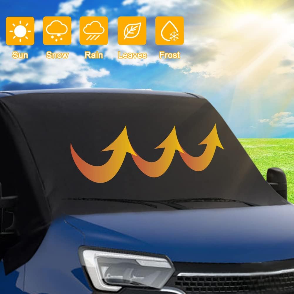 Frontscheibe Wrap Cover Ersatz für Renault Master 2010-2023, Ersatz für Opel Movano 2010-2023, Luxus